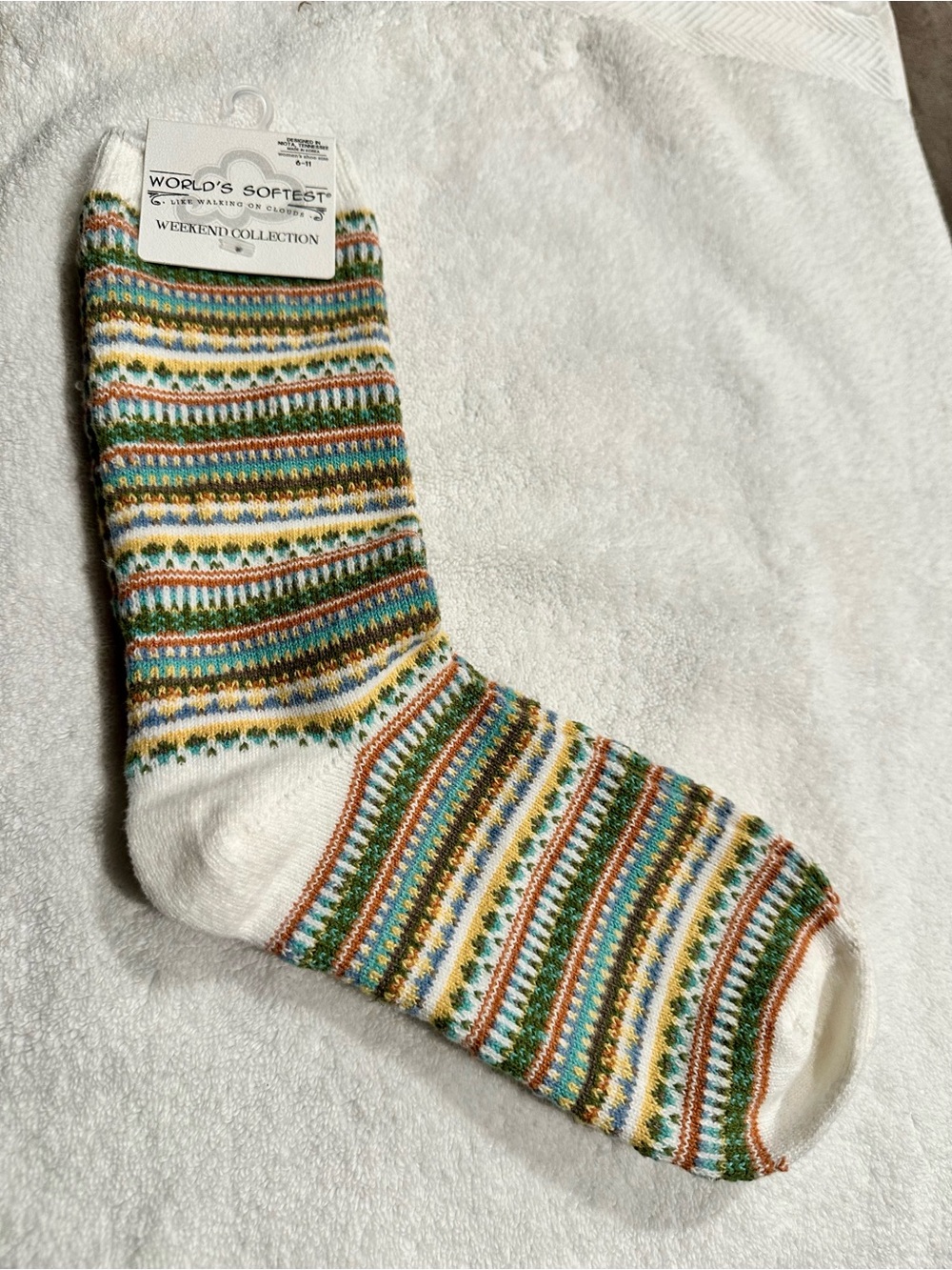 World's Softest Weekend Collection Women’s Patterned Socks